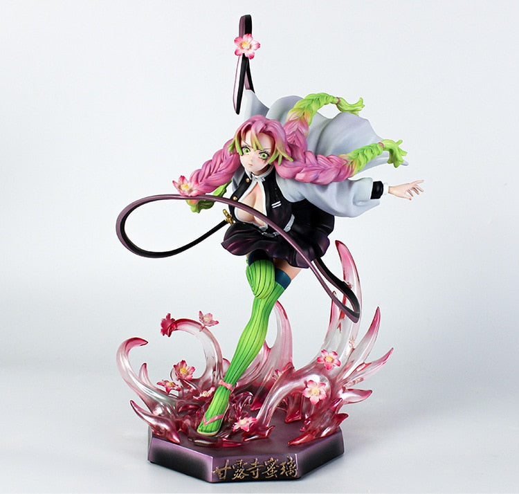 36cm Kimetsu No Yaiba Action Figure GK Kochou Shinobu Anime Figure Demon Slayer Kochou Shinobu Kanroji Mitsuri Figurine Model