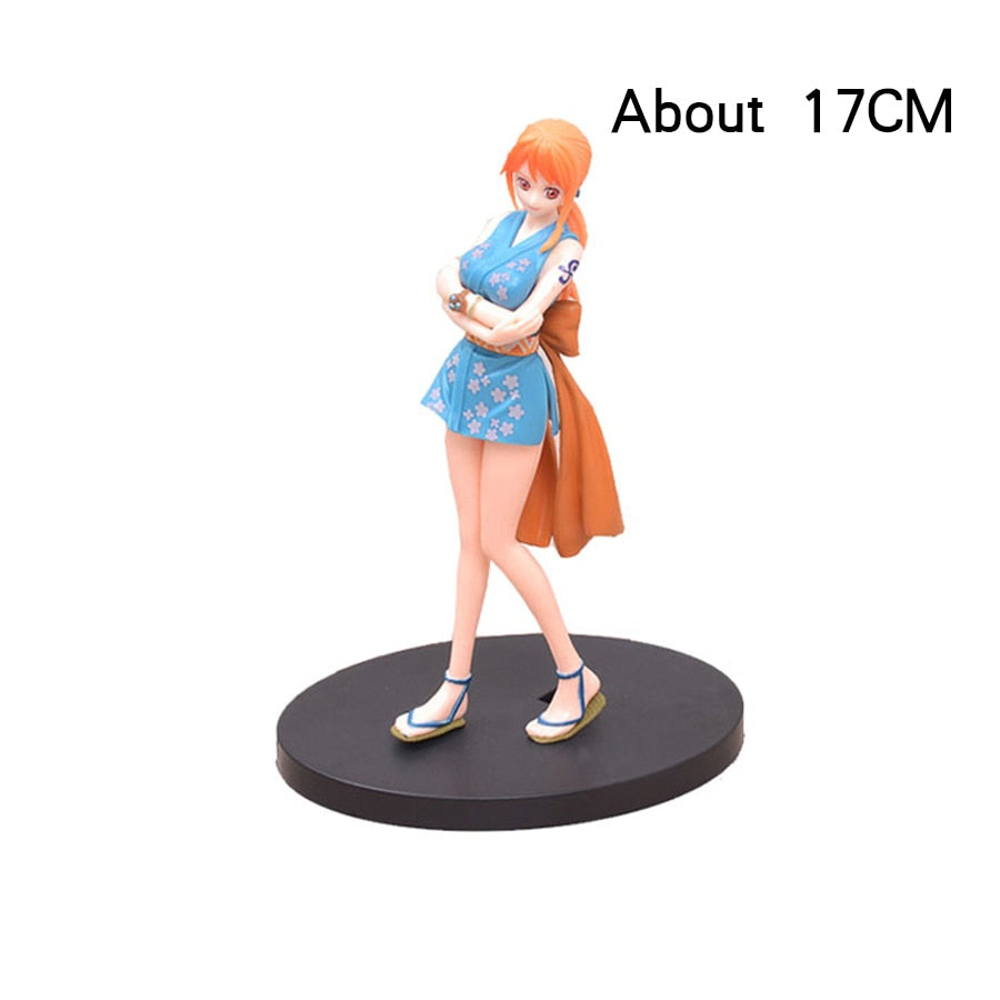 One Piece Anime Figure Action Figurine Luffy Tony Chopper Zoro Water Law Robin Nami Sanji Usopp Sir Crocodile PVC Model Toy