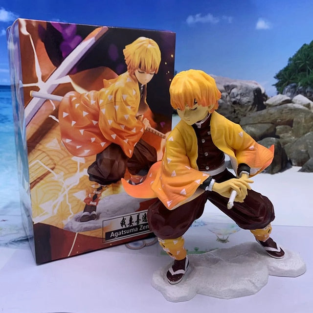 36cm Kimetsu No Yaiba Action Figure GK Kochou Shinobu Anime Figure Demon Slayer Kochou Shinobu Kanroji Mitsuri Figurine Model
