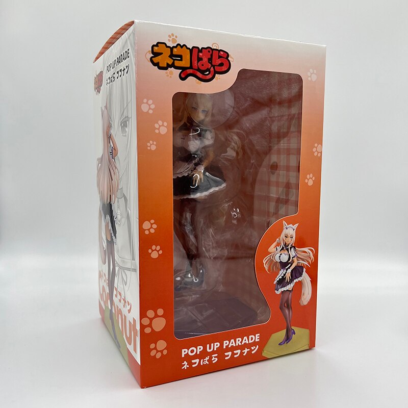 22cm POP UP PARADE Nekopara Maple Anime Figure Nekopara Cinnamon/Coconut Action Figure Vanilla/Chocola Figurine Model Doll Toys