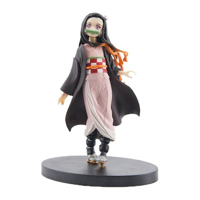 36cm Kimetsu No Yaiba Action Figure GK Kochou Shinobu Anime Figure Demon Slayer Kochou Shinobu Kanroji Mitsuri Figurine Model