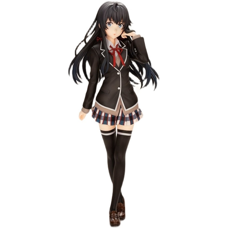 Anime Sexy Girl Figure My Teen Romantic Comedy SNAFU Yui Yuigahama Yukinoshita Yukino Uniforms PVC Action Figure Toys Model Doll