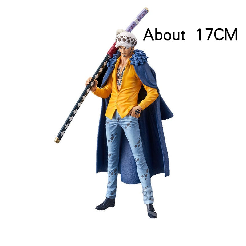 One Piece Anime Figure Action Figurine Luffy Tony Chopper Zoro Water Law Robin Nami Sanji Usopp Sir Crocodile PVC Model Toy
