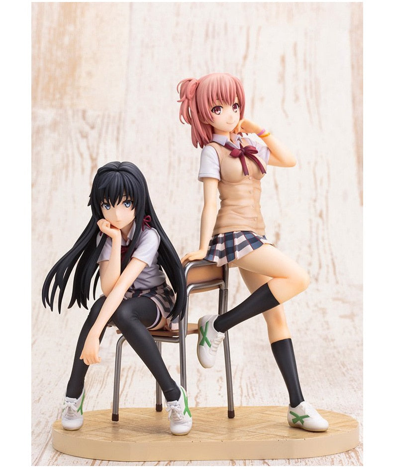 Anime Sexy Girl Figure My Teen Romantic Comedy SNAFU Yui Yuigahama Yukinoshita Yukino Uniforms PVC Action Figure Toys Model Doll