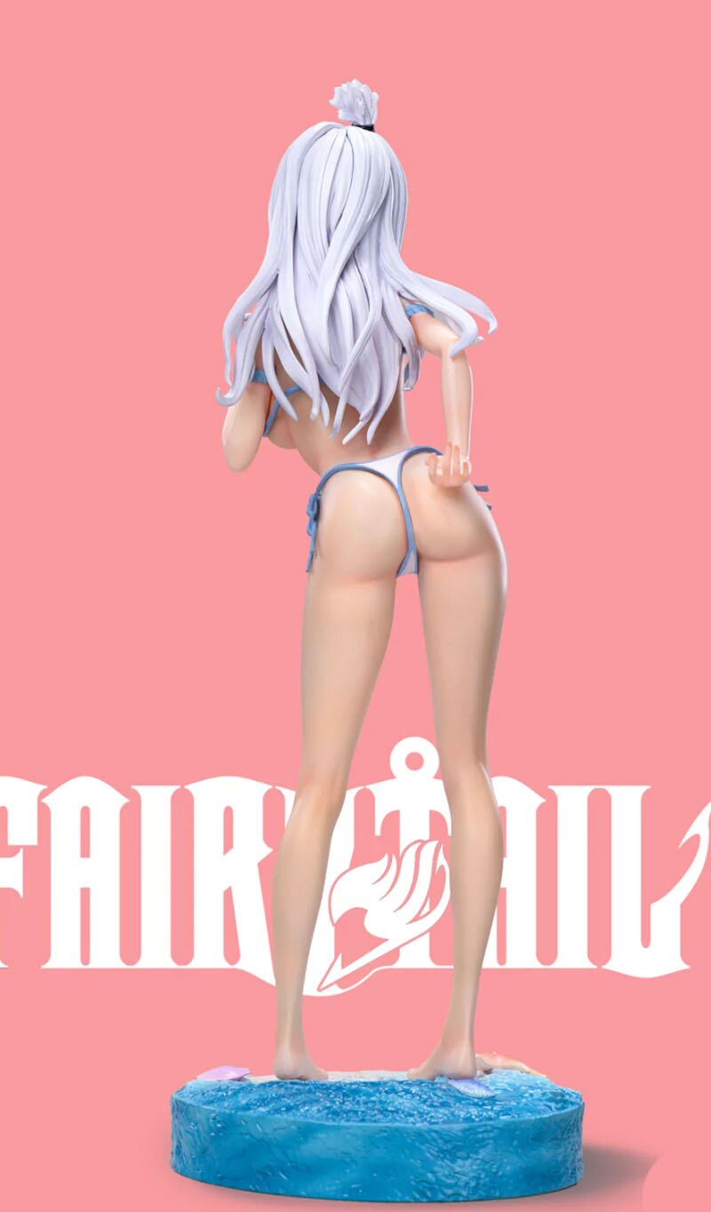 28CM 1/6 Scale Summer Swimsuit Ver Lucy Heartfilia/Mirajane Strauss Fairy Tail PVC Anime Figure GK Action Figurine Manga Toys