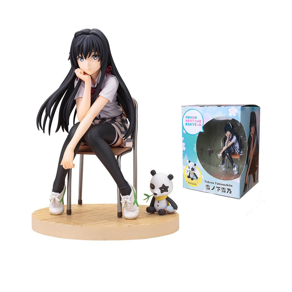 Anime Sexy Girl Figure My Teen Romantic Comedy SNAFU Yui Yuigahama Yukinoshita Yukino Uniforms PVC Action Figure Toys Model Doll