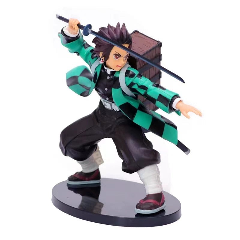 36cm Kimetsu No Yaiba Action Figure GK Kochou Shinobu Anime Figure Demon Slayer Kochou Shinobu Kanroji Mitsuri Figurine Model