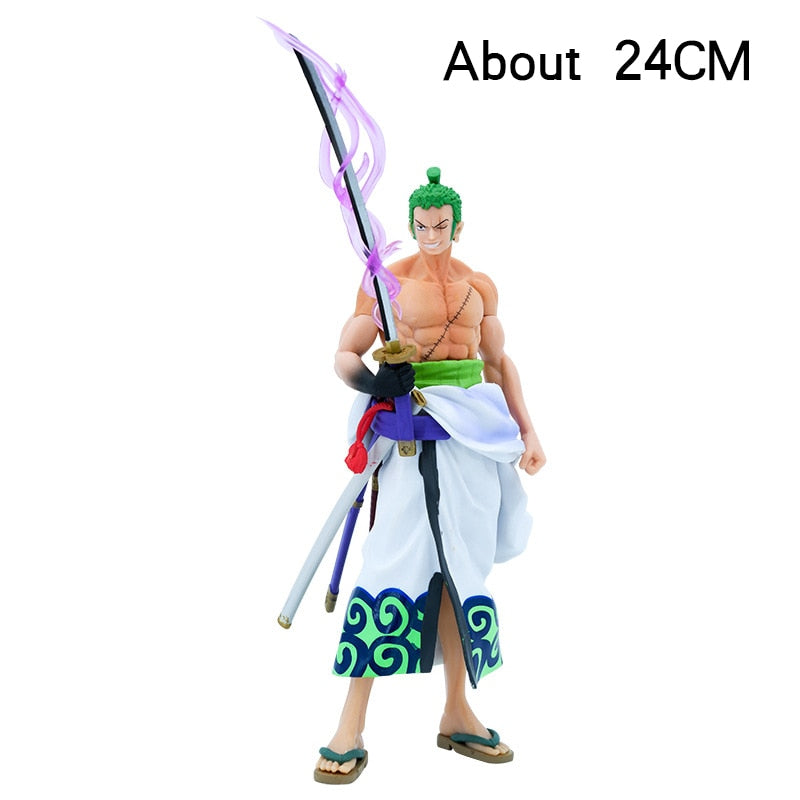 One Piece Anime Figure Action Figurine Luffy Tony Chopper Zoro Water Law Robin Nami Sanji Usopp Sir Crocodile PVC Model Toy