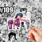 Anime vinyl sticker #109, Taimanin Asagi