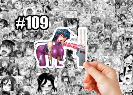 Anime vinyl sticker #109, Taimanin Asagi