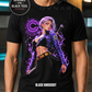 Futuristic Sword Warrior Anime T-Shirt – Halftone or Black Knockout