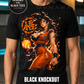 Legendary Martial Arts Hero Anime T-Shirt – Halftone or Black Knockout