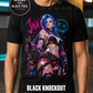 Neon Punk Rebel Anime T-Shirt – Halftone or Black Knockout