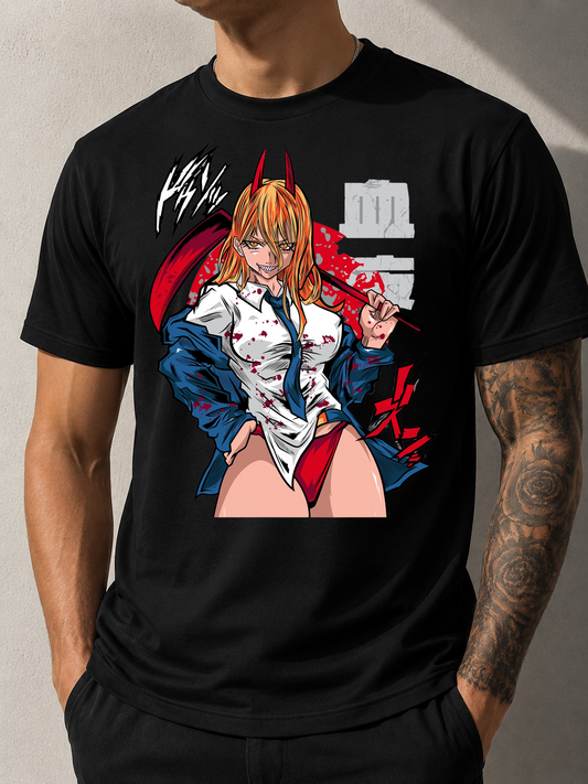 Chain Saw Man ( 16 ) Anime T-Shirt | Premium Graphic Tee | Manga Shirt | Unisex Streetwear | Gift for Anime Fans