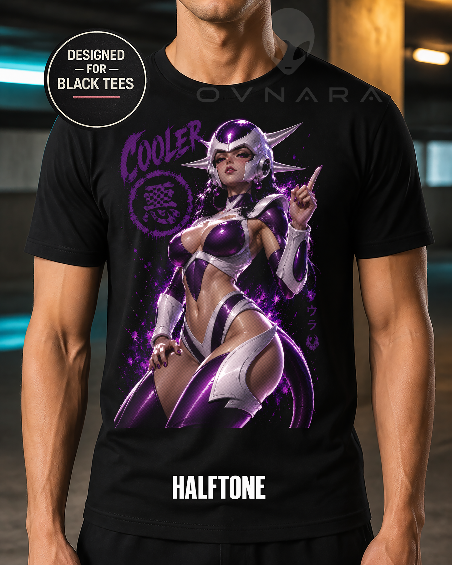 Cosmic Power Empress Anime T-Shirt – Halftone Print