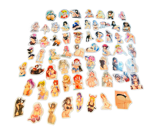Anime/Hentai sticker package 62/PCS Pack 4