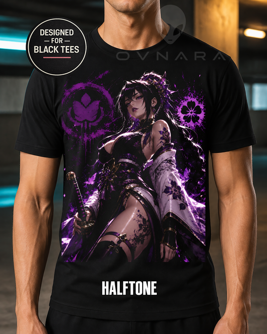 Violet Cursed Blade Anime T-Shirt or DTF Transfer – Halftone