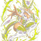 Neon Bio-Android Queen Anime T-Shirt or DTF Transfer – Halftone