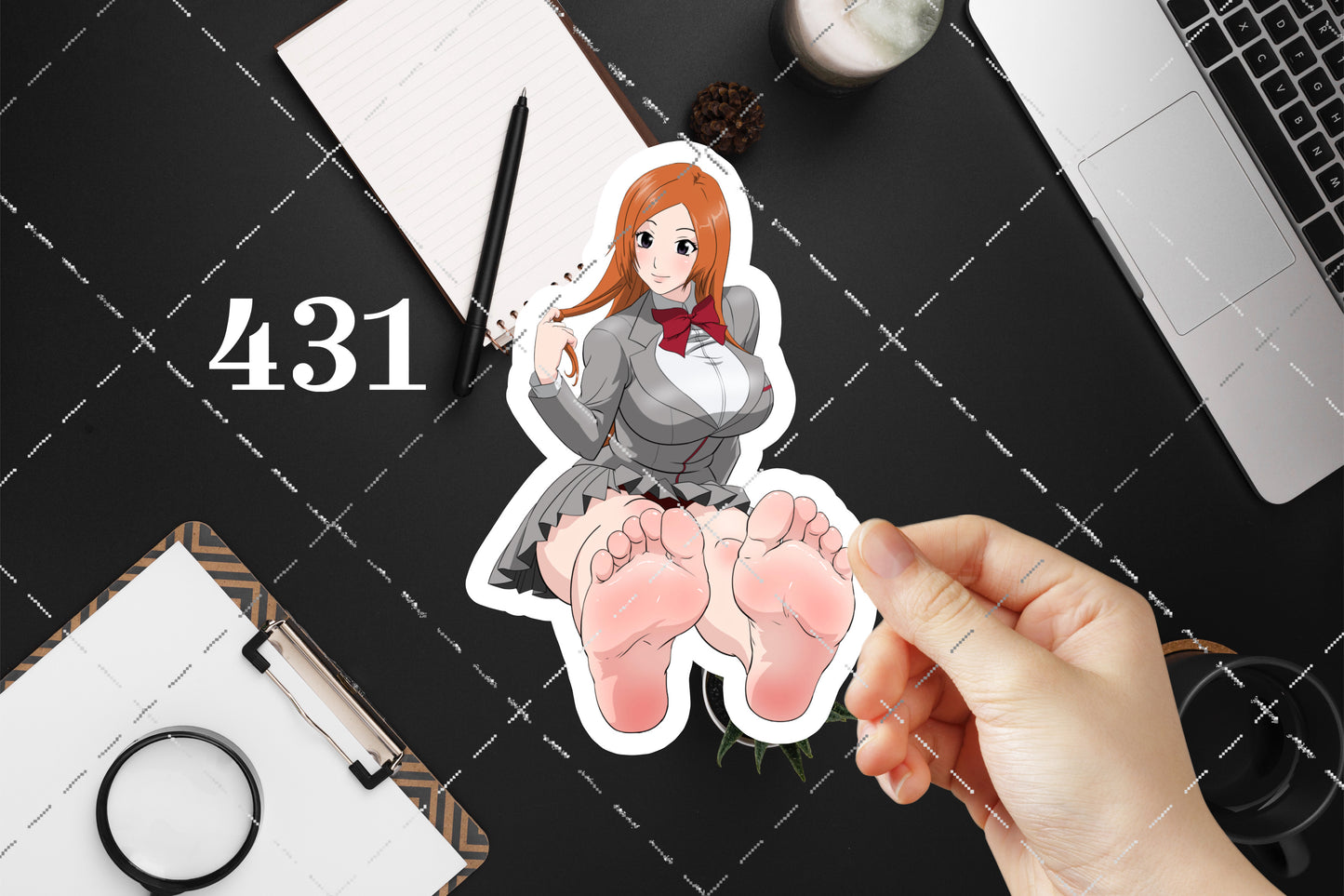 Anime vinyl sticker #431, Bleach, Inoue