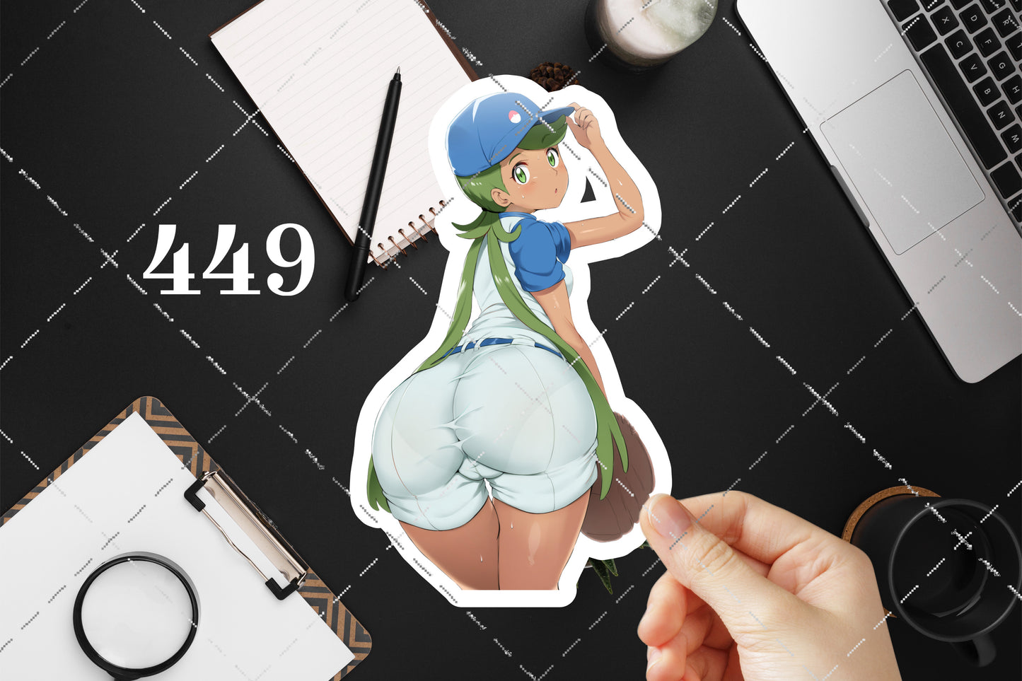 Anime vinyl sticker #449, Pokemon, Mao