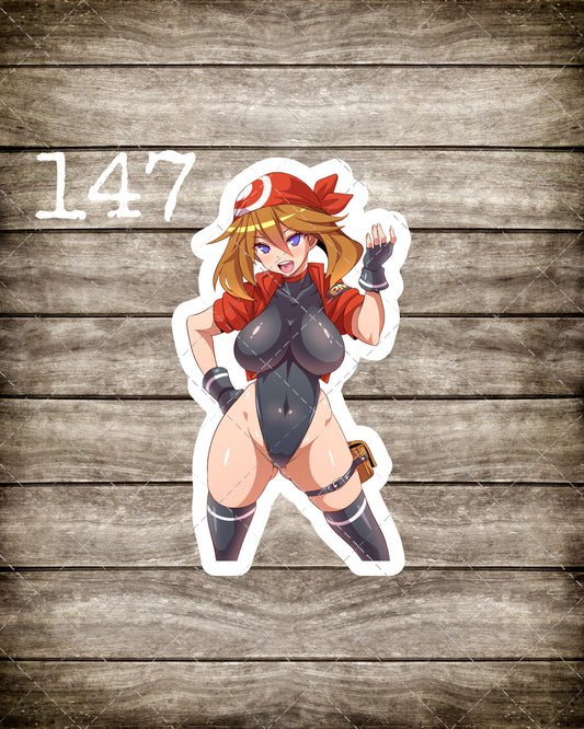 Anime vinyl sticker #147,Sexy pokemon May