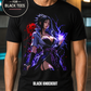 Female Sasuke Uchiha Anime T-Shirt – Halftone or Black Knockout