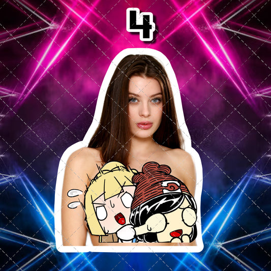 Lana Rhoades Erotic Sticker, PornStar Decal