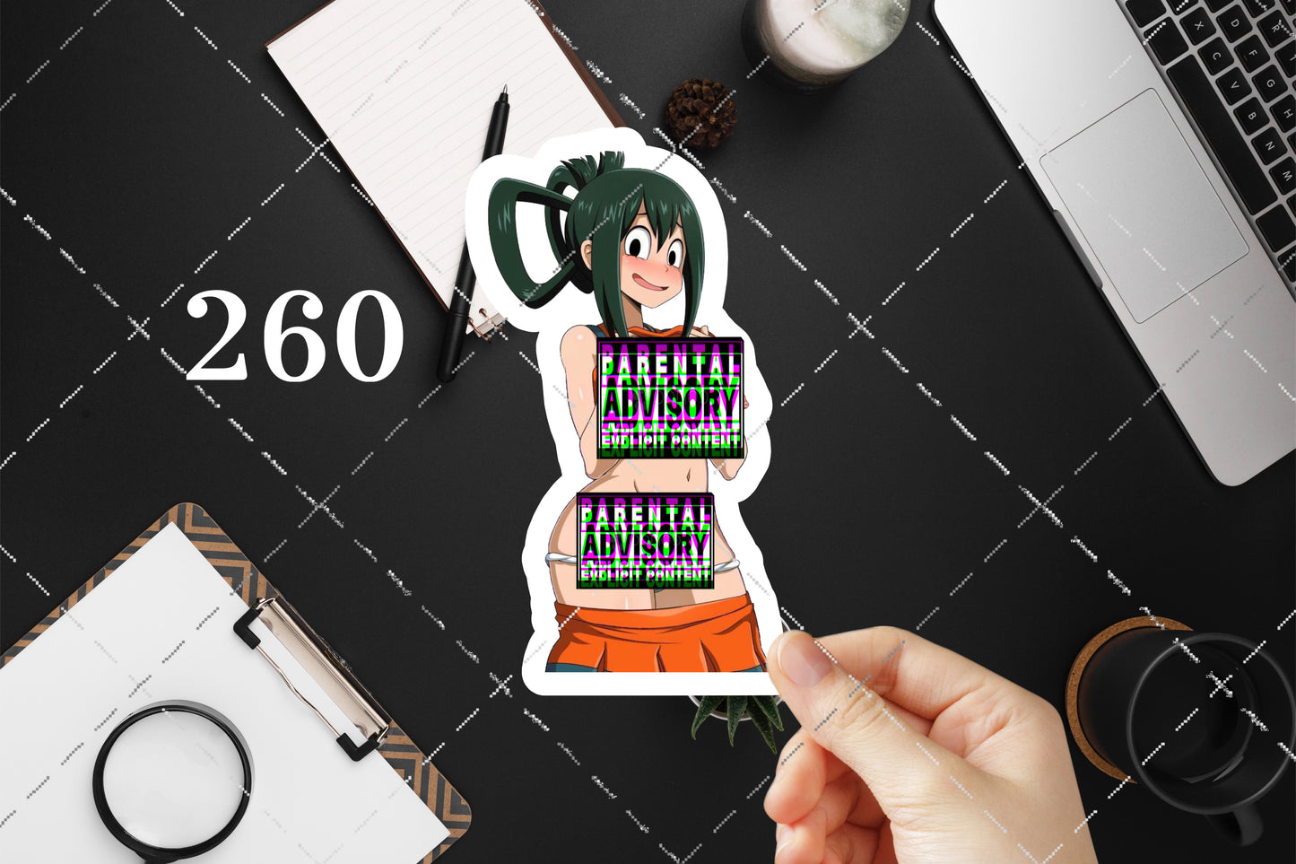 Anime sticker #260, Nude My Hero Academia