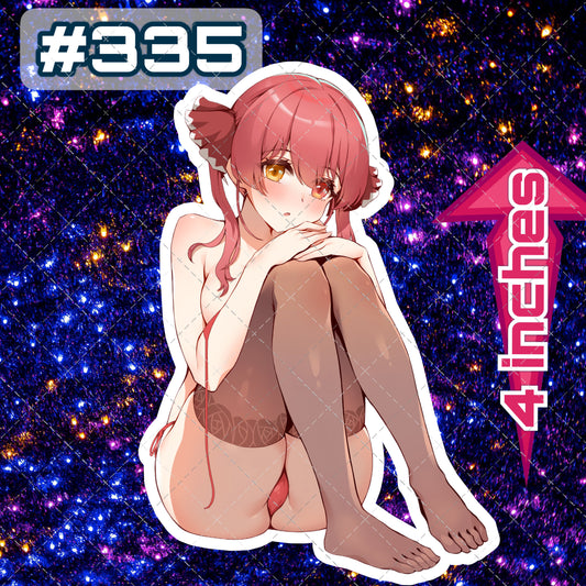 Anime vinyl sticker #335, Genshin Impact, sexy decal