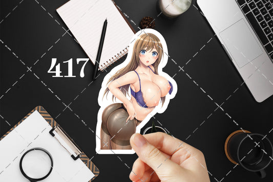 Anime vinyl sticker #417, Chissaikeredo