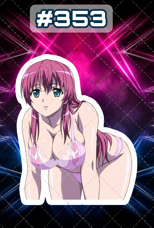 Anime vinyl sticker #353, sexy decal, Sexy Maki-chan to Nau