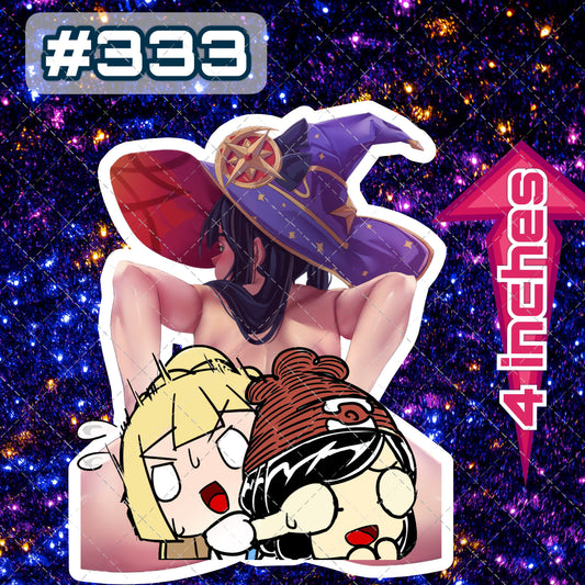 Anime vinyl sticker #333, Genshin Impact, sexy decal