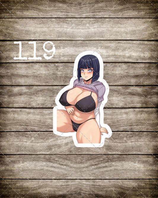 Anime vinyl sticker #119,Sexy Hinata, Naruto Shippuden,