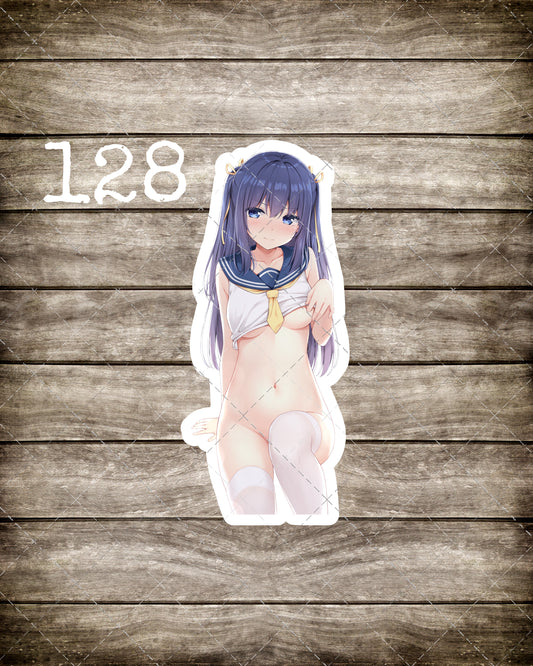 Anime vinyl sticker #128, Rakugaki-chan
