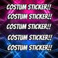 Costum Stickers