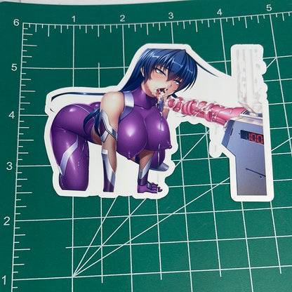 Anime vinyl sticker #109, Taimanin Asagi