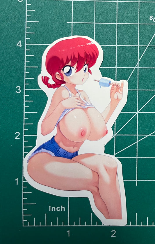 Anime vinyl sticker #325 Sexy Ranma 1/2
