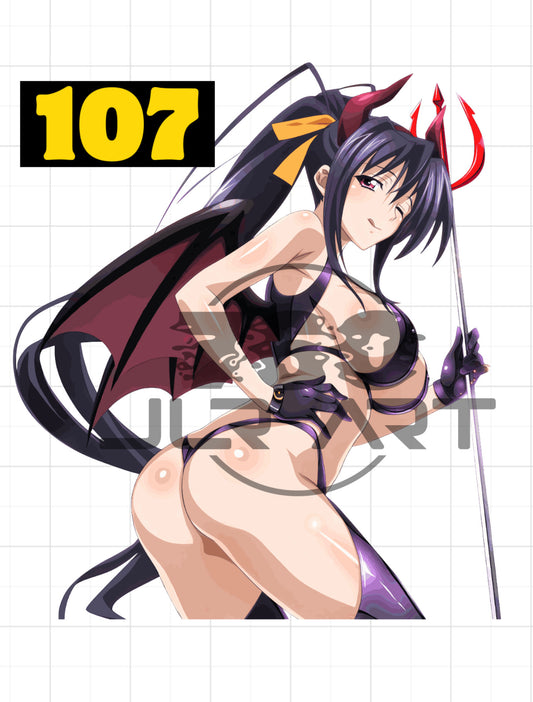 Anime vinyl sticker #107 Sexy High School DxD