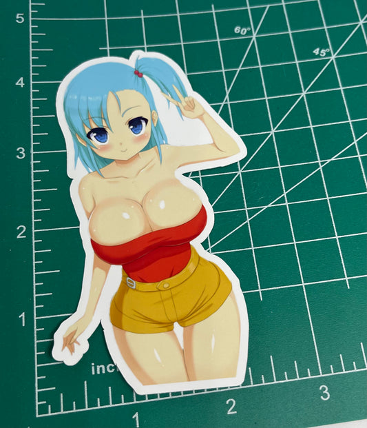 Anime vinyl sticker #60, Sexy Bulma