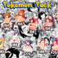 2"sexy Pokemon pack Stickers!! Die-Cut