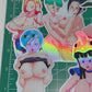 Anime 4" Sexy Android 18, Milk, Bulma,  NSFW vinyl sticker package #4