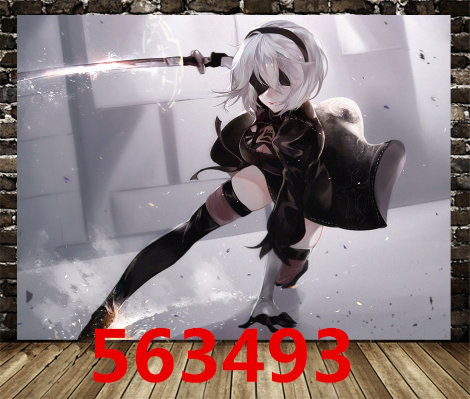 NieR:Automata HD Game Poster Anime Printing Poster Canvas Painting Live Room Wall Scroll Wall Stickers Home Decoration Painting