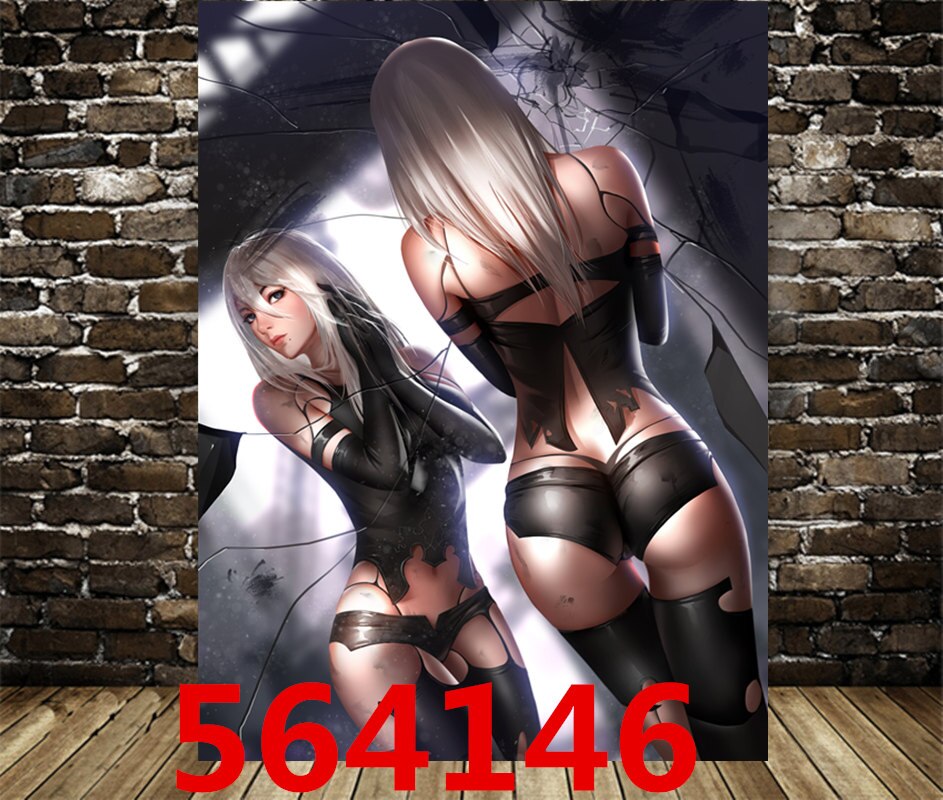 NieR:Automata HD Game Poster Anime Printing Poster Canvas Painting Live Room Wall Scroll Wall Stickers Home Decoration Painting