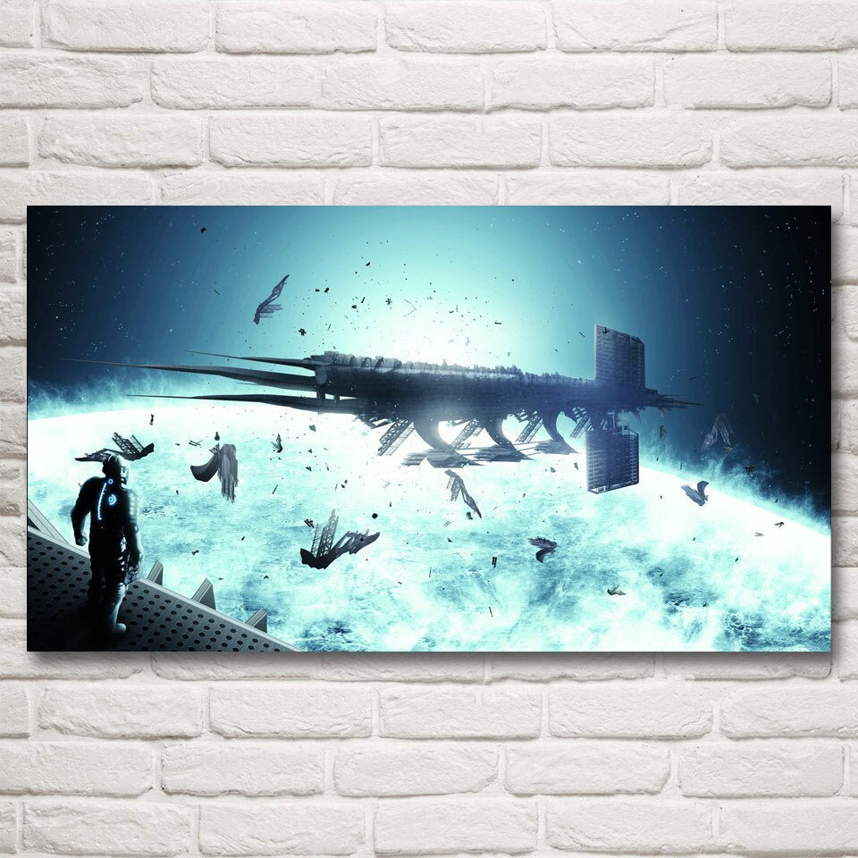 Dead Space 2 3 Hot Art Decor Living Room Video Game Posters and Prints Modern Silk Painting Wall Home Pictures Decoration