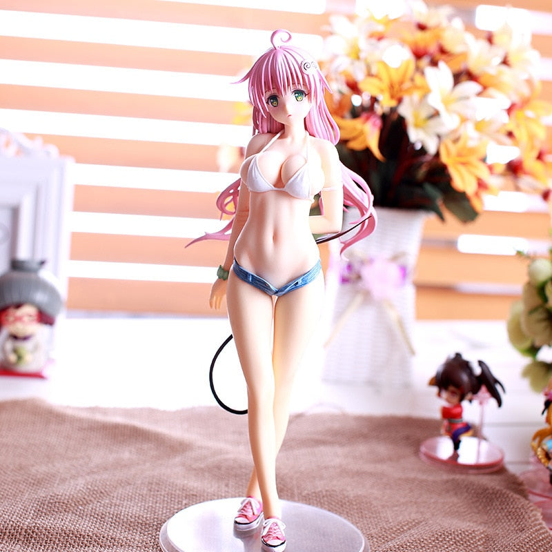 Anime Action Figures To Love Ru Lala Satalin Deviluke Cast Off Sexy Anime Figures New Sexy Lala Figurnie Collectible Model