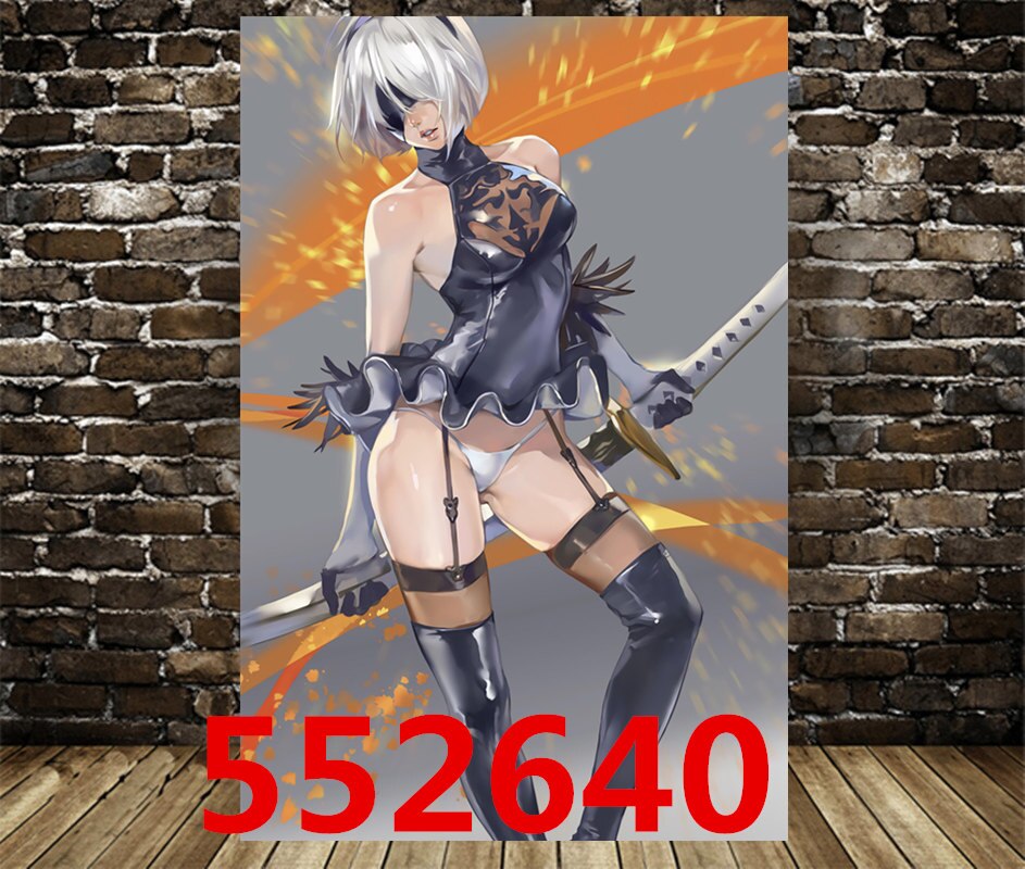 NieR:Automata HD Game Poster Anime Printing Poster Canvas Painting Live Room Wall Scroll Wall Stickers Home Decoration Painting