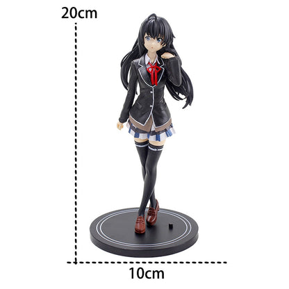 Japan Anime My Teen Romantic Comedy SNAFU  20cm Yukino Action Figure Toys PVC model New Collection Figures Hot Toys