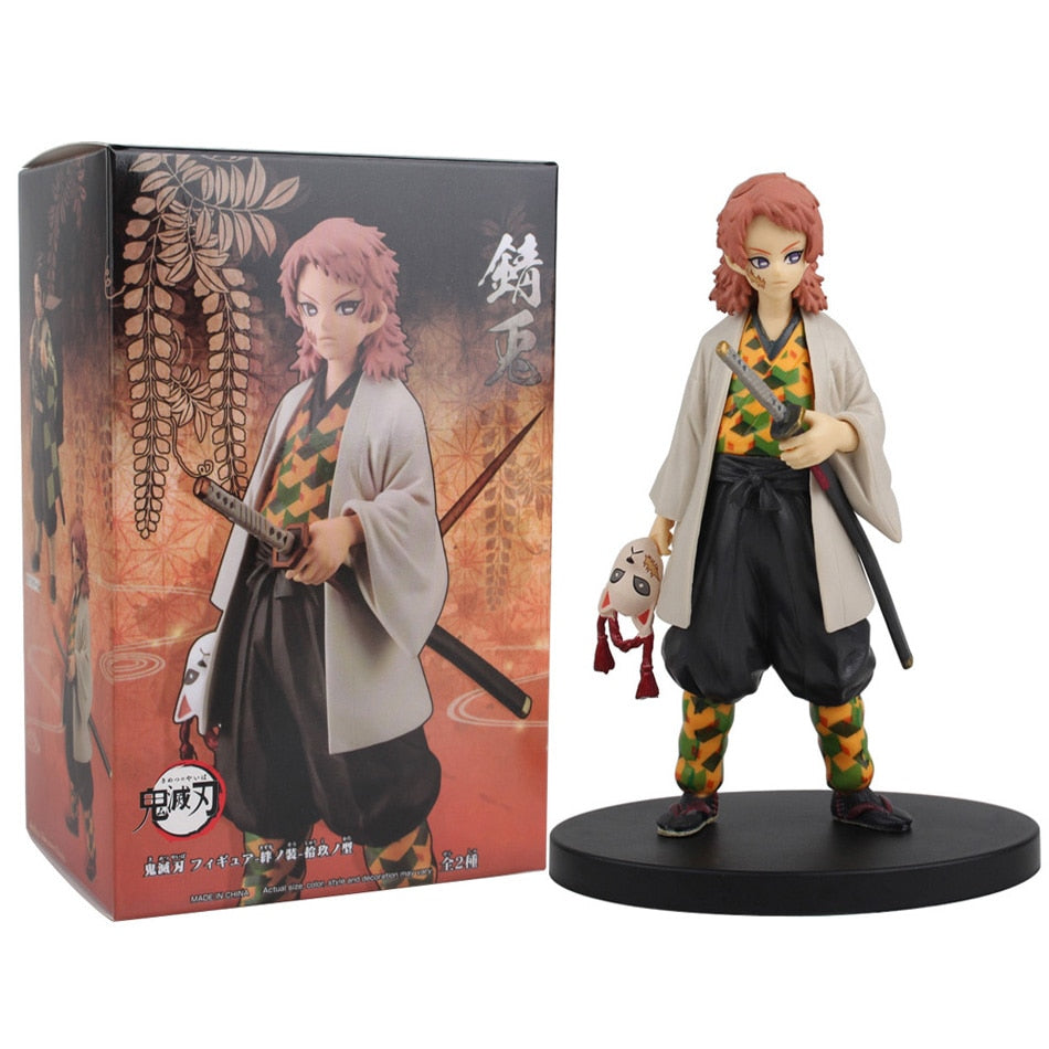 Anime 16CM Demon Slayer Kimetsu no Yaiba figure Kamado Tanjirou Action Figure Agatsuma Zenitsu Nezuko Warrior PVC Model Toys