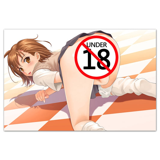 Sexy Girls Anime Poster Unframed Adult Wall Art Canvas Painting Wall Pictures Print For Living Room Home Decor