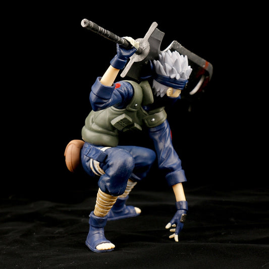 Anime Naruto Hatake Kakashi Figures NARUTO Accessories Action Figure Model Doll Cartoon Kids Children Toys Cool Birthday Gifts